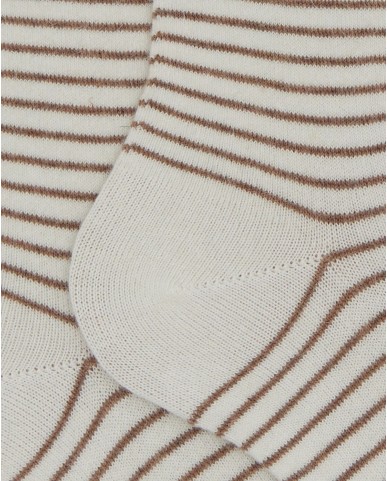 Gallo - Calze al Ginocchio Righe Bianche Donna AP512201 30229 BIANC I25