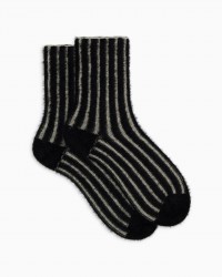 Gallo - Calze al Polpaccio Pelliccia Nere Donna AP513556 12383 ARGEN I25