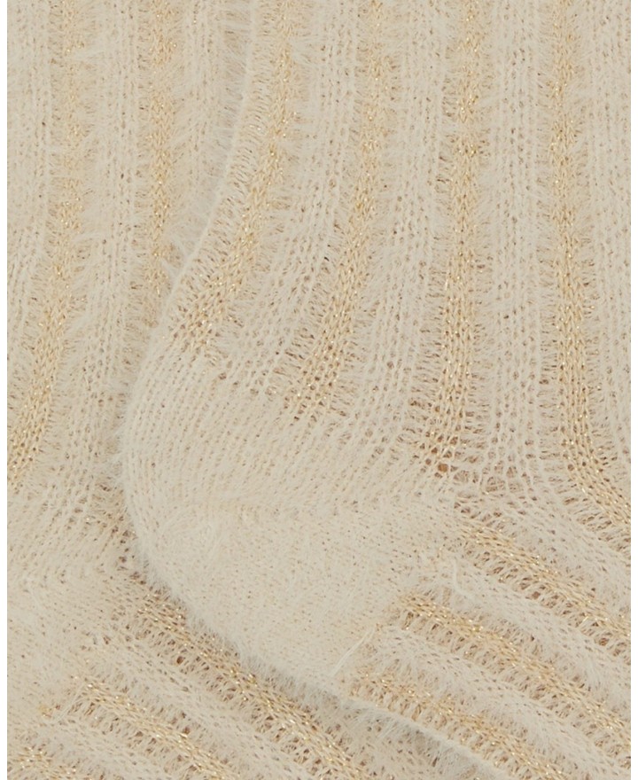 Gallo - Calze al Polpaccio Pelliccia Beige Donna AP513556 15384 ORO I25