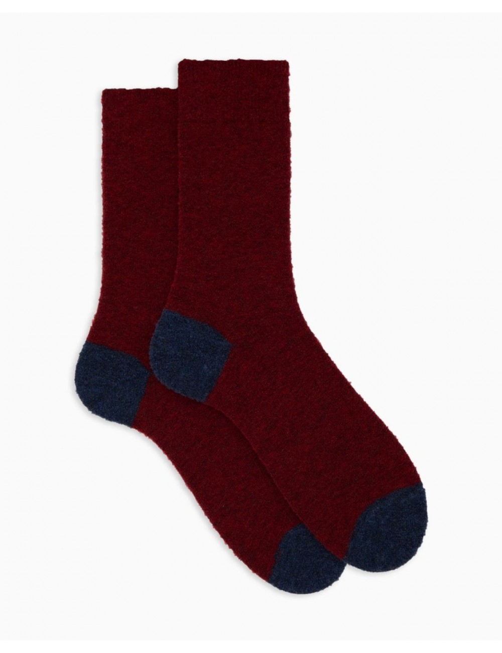 Gallo - Men's Red Wool Calf Socks AP514455 13761 I24