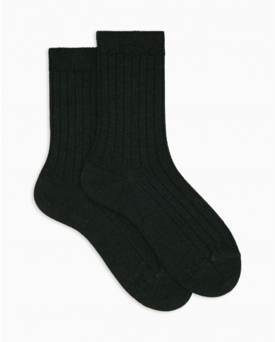 Gallo - Calze al Polpaccio Costine Verdi Donna AP514736 30339 I24