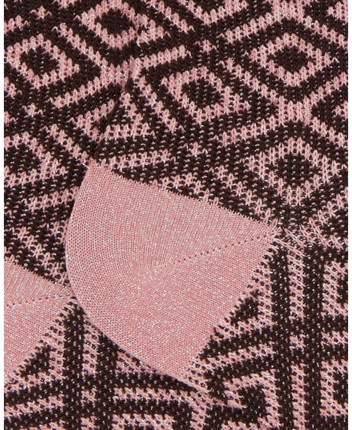 Gallo - Calze al Polpaccio Rombi Rosa Donna AP516359 15858 MOSTO I25