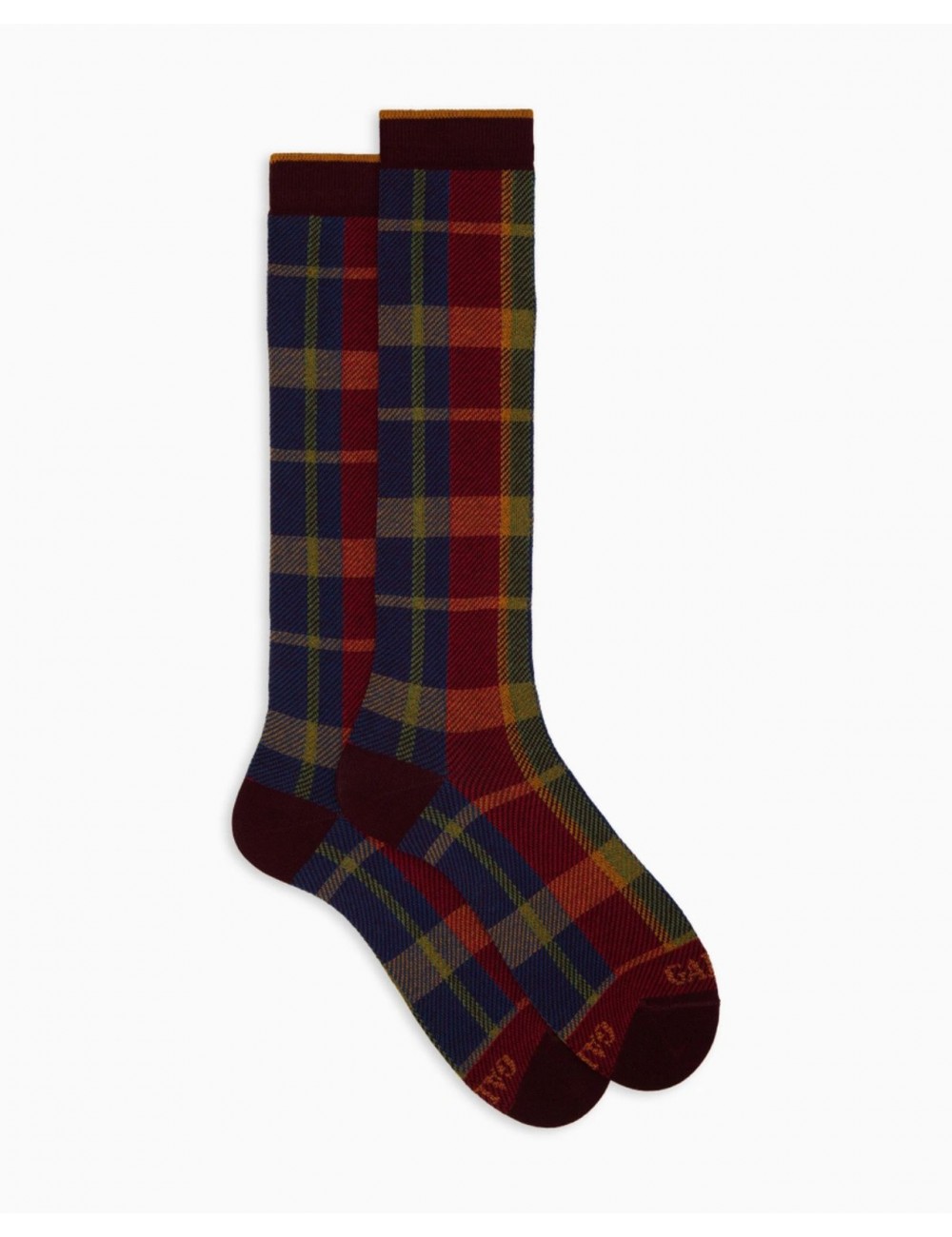 Gallo - Calze al Ginocchio Tartan Rosse Uomo AP516445 15681 BIETO I25