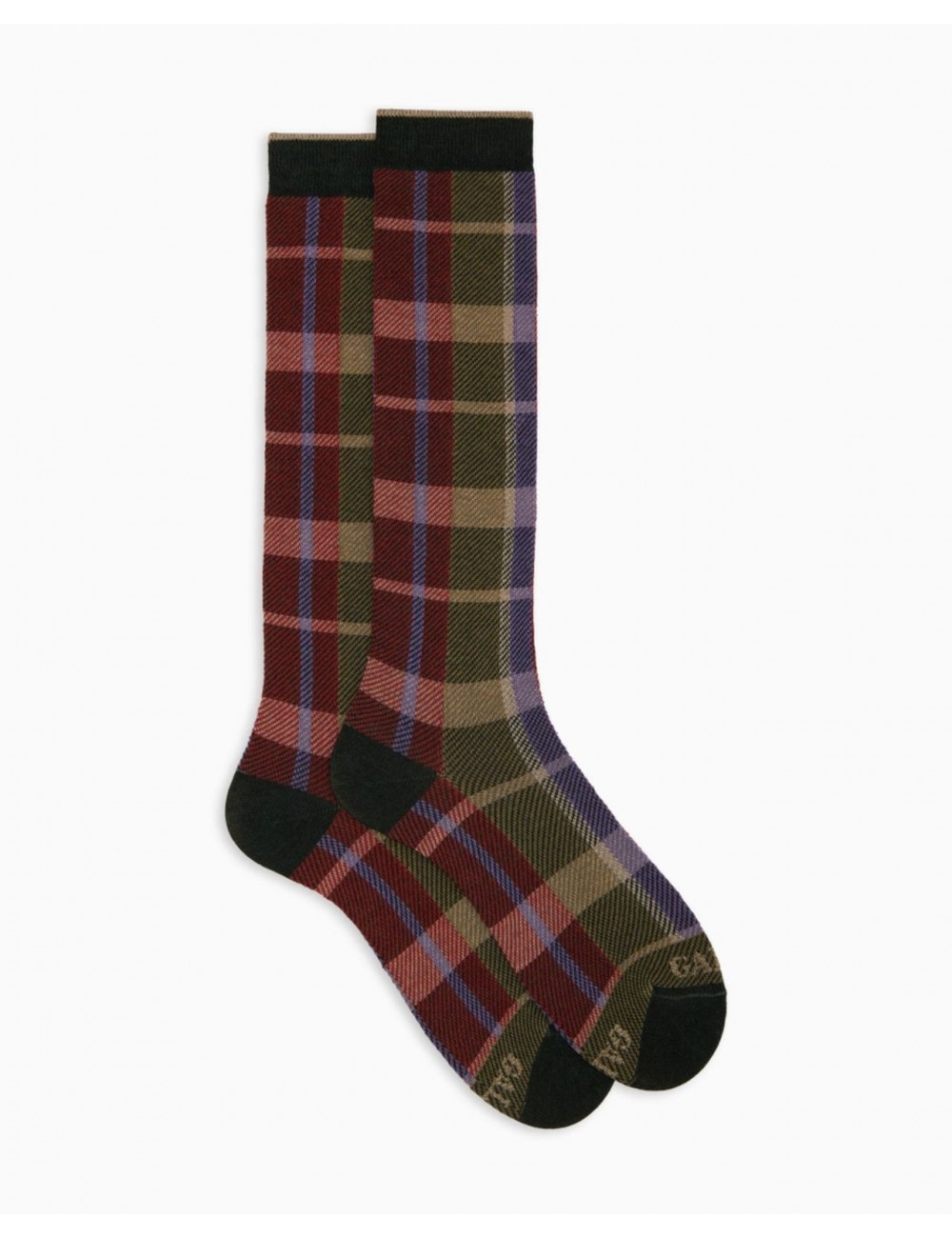 Gallo - Calze al Ginocchio Tartan Foresta Uomo AP516445 30348 FORES I25