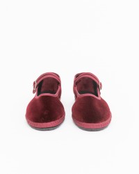 Fratta - Friulane Laccio Velluto Bordeaux Donna 000203 BORDEAUX CON