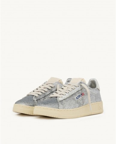 Autry - Scarpa Dallas Paillettes Argento Donna ADLW TI05 I25