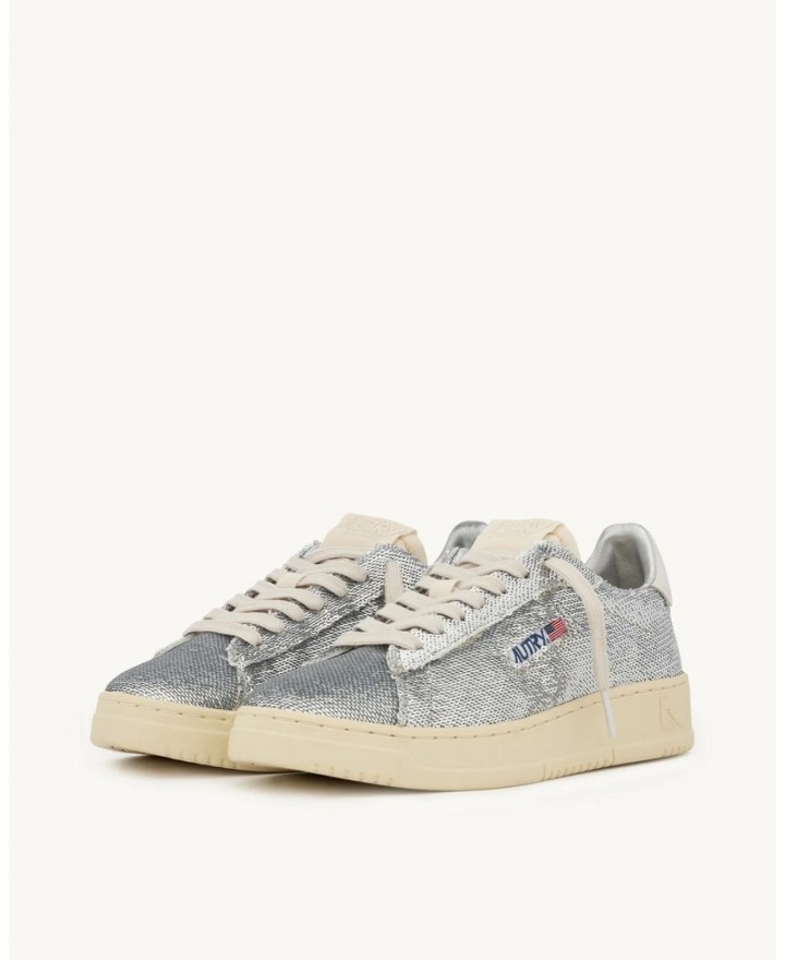 Autry - Scarpa Dallas Paillettes Argento Donna ADLW TI05 I25