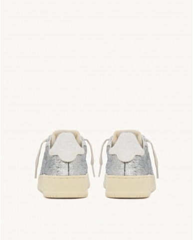 Autry - Scarpa Dallas Paillettes Argento Donna ADLW TI05 I25