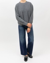 Aragona - Maglia Girocollo Cashmere Grigia Donna D3234TF 105 GRIGIO I25