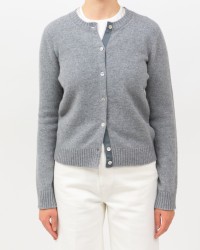 Arovescio - Cardigan Coreana Lana Grigio Donna W1661/06 507 CEMENTO I25
