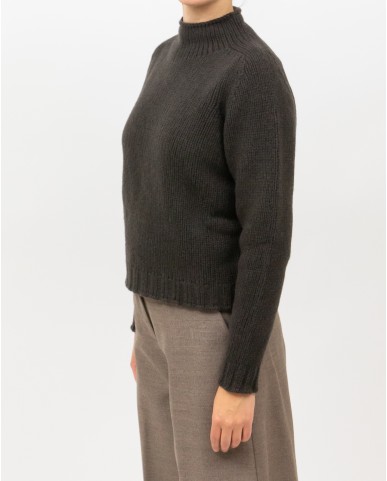 Arovescio - Lupetto Lana Marrone Donna W1663/06 108 ESPRESS I25