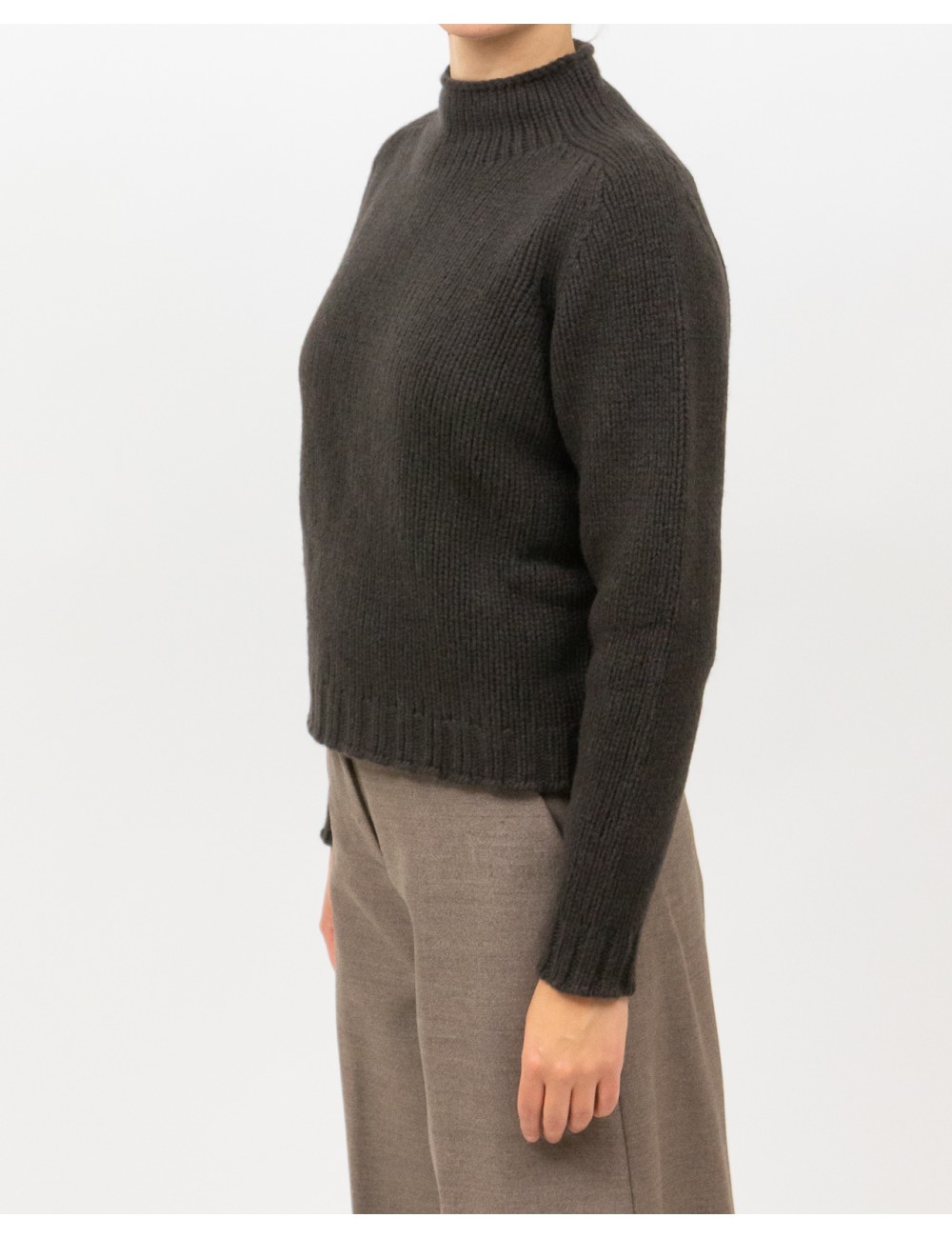 Arovescio - Lupetto Lana Marrone Donna W1663/06 108 ESPRESS I25