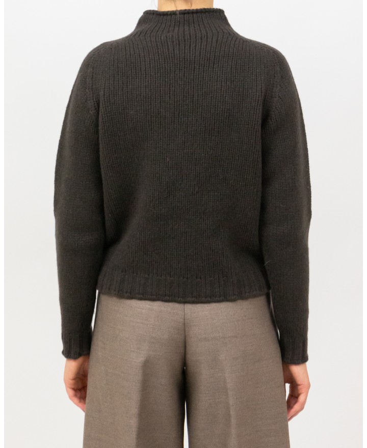 Arovescio - Lupetto Lana Marrone Donna W1663/06 108 ESPRESS I25