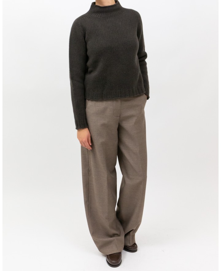 Arovescio - Lupetto Lana Marrone Donna W1663/06 108 ESPRESS I25