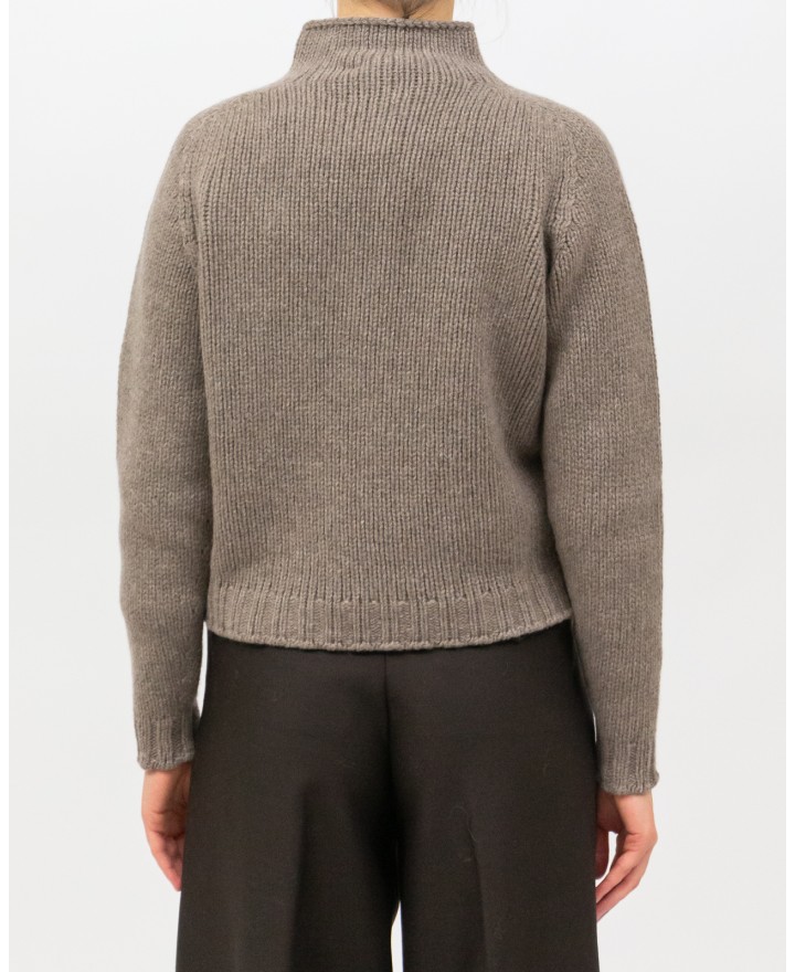 Arovescio - Lupetto Lana Beige Donna W1663/06 112 COCCO I25