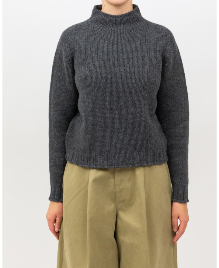 Arovescio - Lupetto Lana Grigio Donna W1663/06 505 GRAPHIT I25