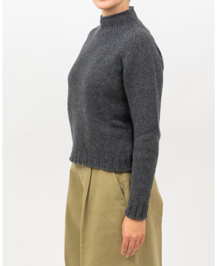 Arovescio - Lupetto Lana Grigio Donna W1663/06 505 GRAPHIT I25