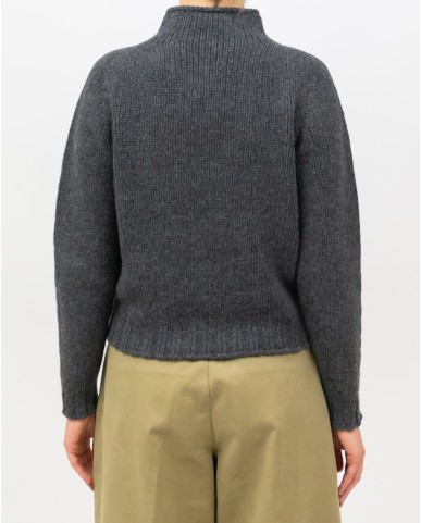 Arovescio - Lupetto Lana Grigio Donna W1663/06 505 GRAPHIT I25