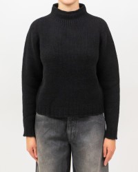 Arovescio - Lupetto Lana Nero Donna W1663/06 999 BLACK I25