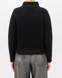 Arovescio - Lupetto Lana Nero Donna W1663/06 999 BLACK I25