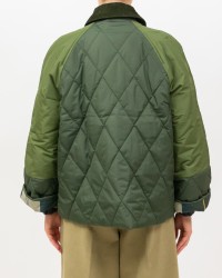 Barbour - Giubbotto Trapuntato Martha Cropped Olive Donna LQU1840 OL71 OLIVE I25