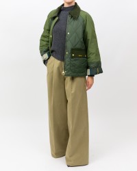 Barbour - Giubbotto Trapuntato Martha Cropped Olive Donna LQU1840 OL71 OLIVE I25