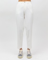 Briglia - Pantalone "Jean" Velluto Bianco Donna JEANGW400087 120 I25