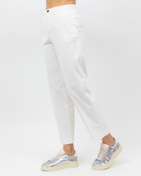 Briglia - Pantalone "Jean" Velluto Bianco Donna JEANGW400087 120 I25