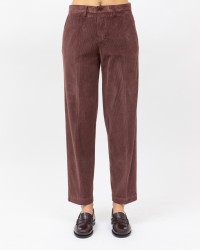 Briglia - Pantalone "Jean" Velluto Mattone Donna JEANGW400087 58 I25