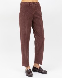 Briglia - Pantalone "Jean" Velluto Mattone Donna JEANGW400087 58 I25