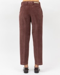 Briglia - Pantalone "Jean" Velluto Mattone Donna JEANGW400087 58 I25