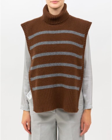 Davantino - Collo Alto Lana Moro/Grigio Donna DAV01R VAR.04 MORO/G I25