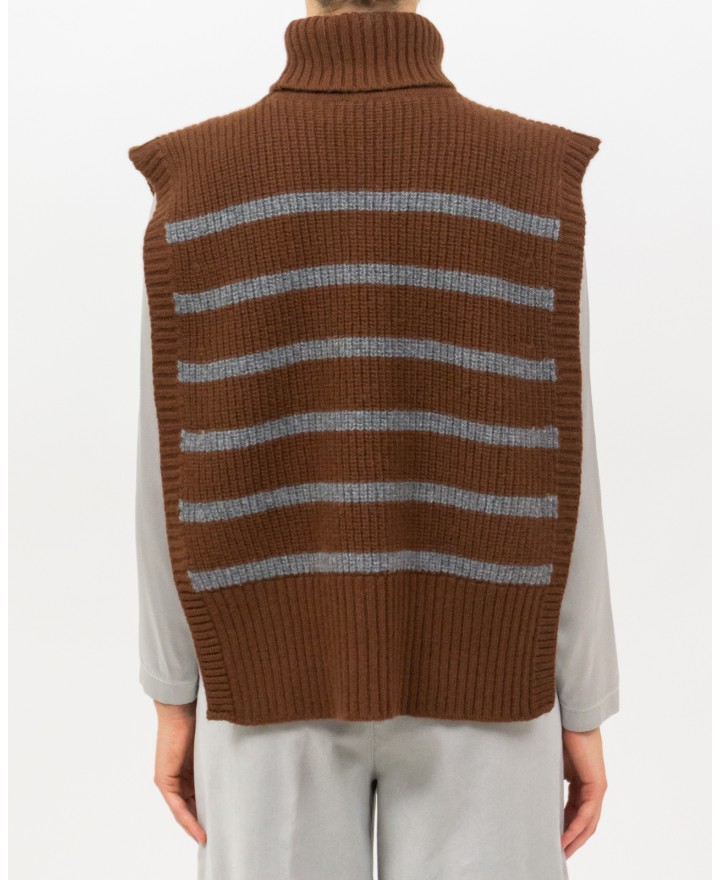 Davantino - Collo Alto Lana Moro/Grigio Donna DAV01R VAR.04 MORO/G I25