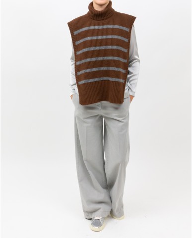 Davantino - Collo Alto Lana Moro/Grigio Donna DAV01R VAR.04 MORO/G I25