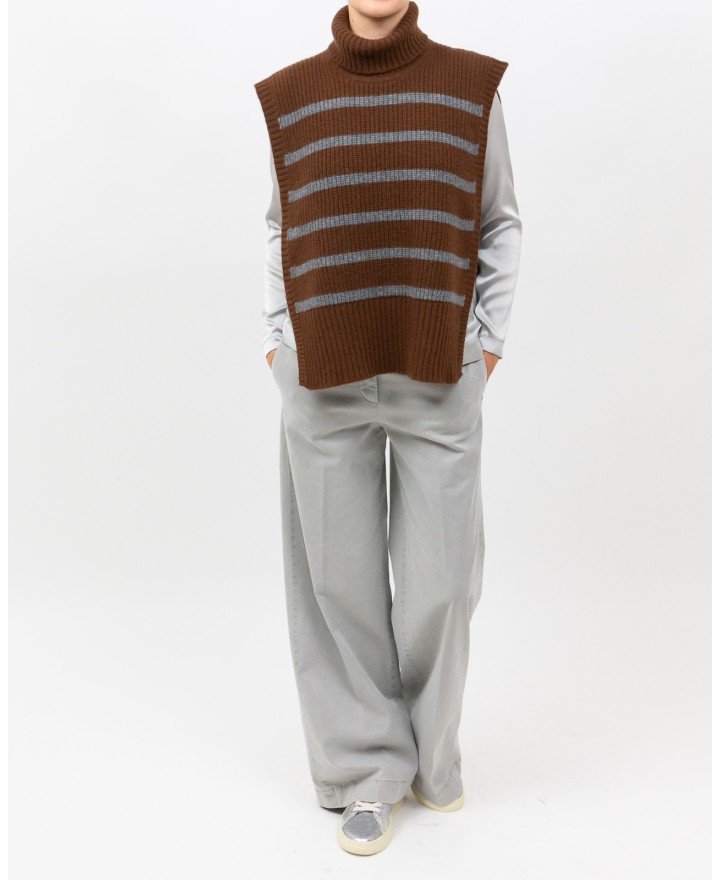 Davantino - Collo Alto Lana Moro/Grigio Donna DAV01R VAR.04 MORO/G I25