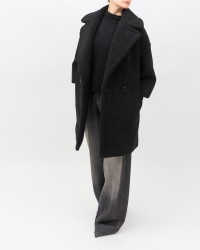 Herno - Women's Short Black Teddy Coat GC000492D 12735 9300 I25