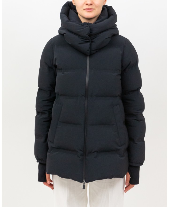 Herno - Laminar High Neck Down Jacket for Women in Black PI002093D 12590SZ 93 I25