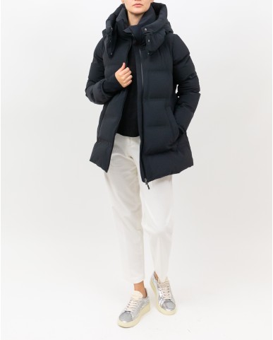 Herno - Laminar High Neck Down Jacket for Women in Black PI002093D 12590SZ 93 I25