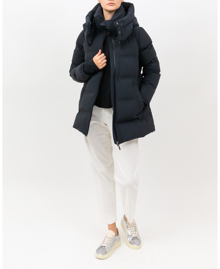 Herno - Laminar High Neck Down Jacket for Women in Black PI002093D 12590SZ 93 I25