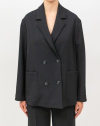 Inès - Giacca Doppiopetto Spacco Nera Donna 4010 4334 99 I25