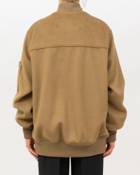 Inès - Women's Oversized Tobacco Bomber Jacket 4466 4083 132 I25