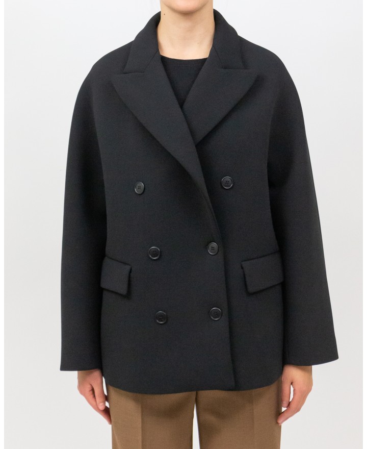 Inès - Cappotto Doppiopetto Nero Donna 4342 4191 99 I25