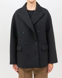Inès - Cappotto Doppiopetto Nero Donna 4342 4191 99 I25