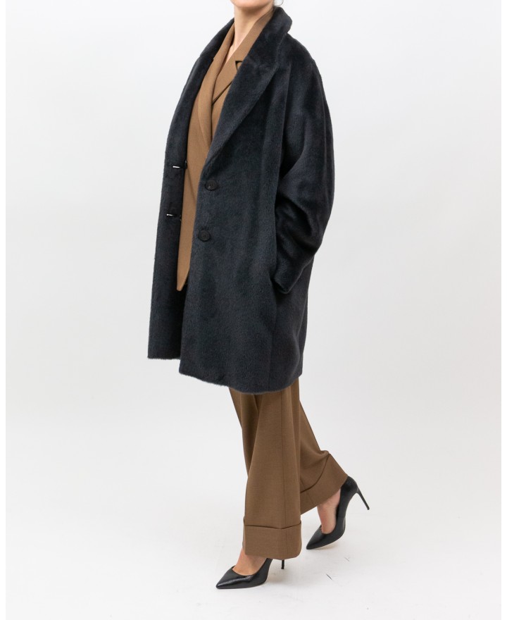 Peserico - Cappotto Monopetto Grigio Donna S20157 973 I25