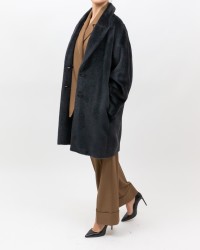 Peserico - Cappotto Monopetto Grigio Donna S20157 973 I25