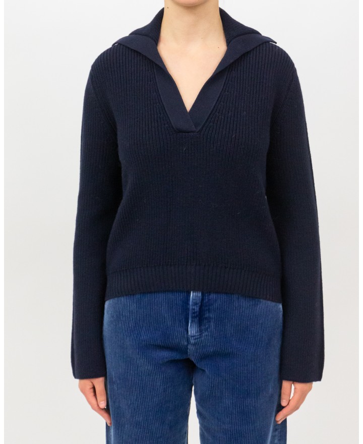 Peserico - Polo Lana Blu Donna M99482F07 061 I25