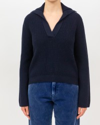 Peserico - Polo Lana Blu Donna M99482F07 061 I25