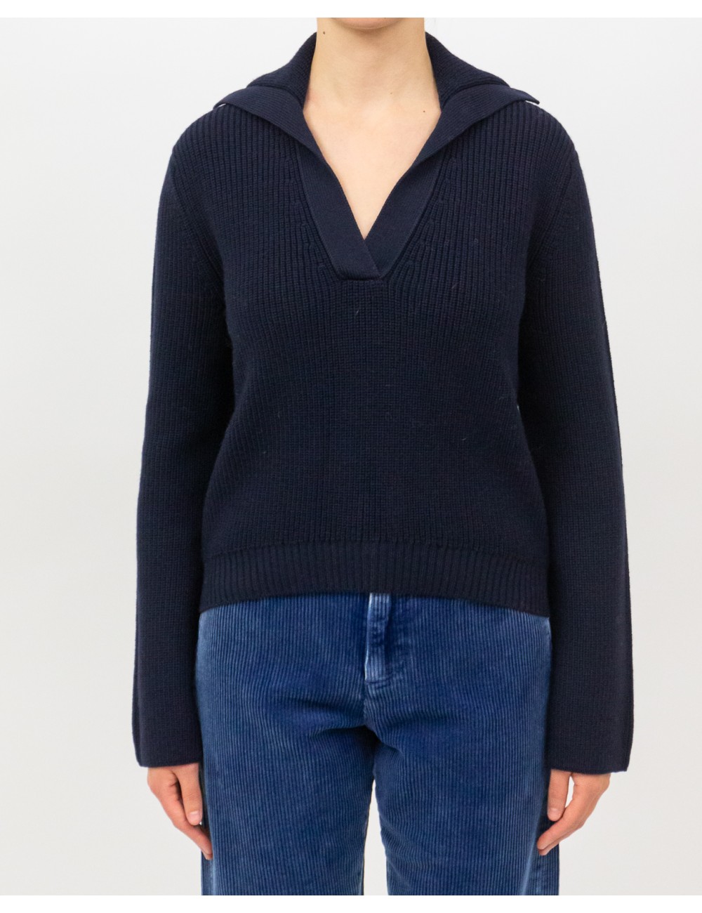 Peserico - Polo Lana Blu Donna M99482F07 061 I25