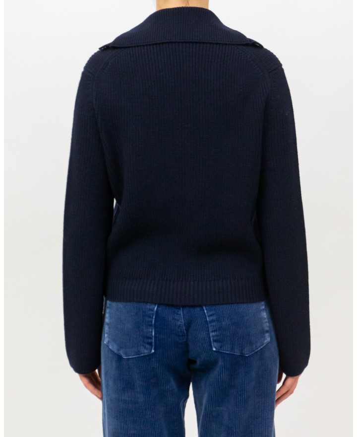 Peserico - Polo Lana Blu Donna M99482F07 061 I25