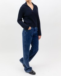 Peserico - Polo Lana Blu Donna M99482F07 061 I25